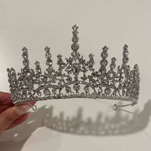 Korean style princess bridal tiara